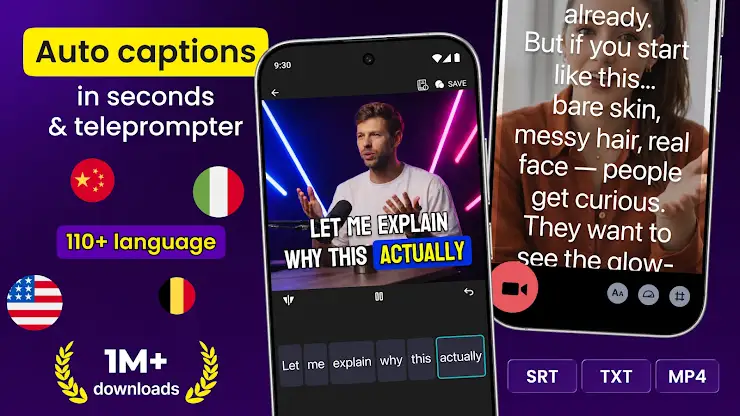 AutoCap Captions Teleprompter screenshot 7