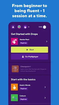 Drops: Language Learning Games screenshot 2