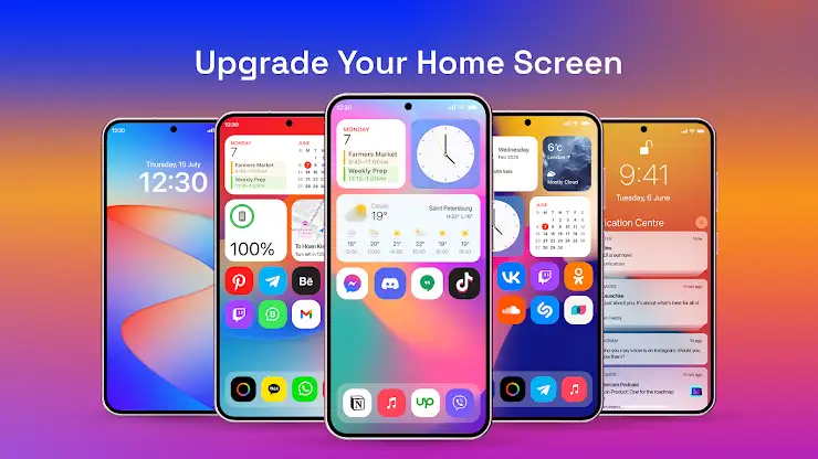 Launcher OS Theme: Icon widget screenshot 1