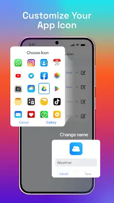 Launcher OS Theme: Icon widget screenshot 6