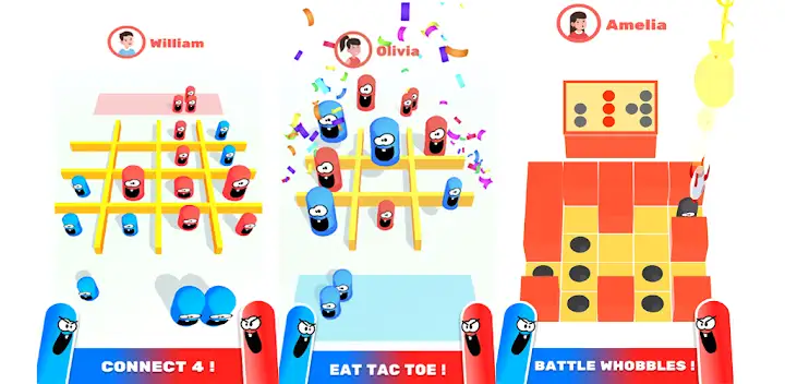 Eat Tac Toe — Android game banner
