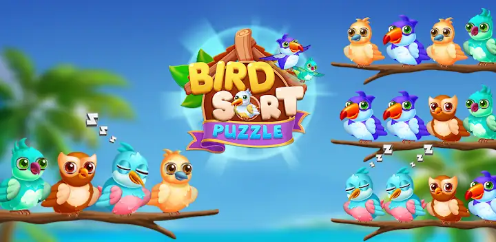 Bird Sort: Color Sorting Game — Android game banner