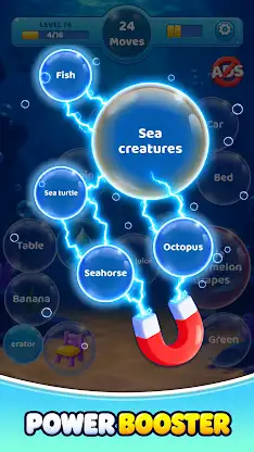 Bubble Word: Logic Puzzle screenshot 1