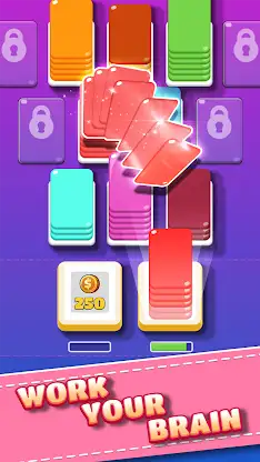 Card Shuffle Color Sort Puzzle screenshot 3