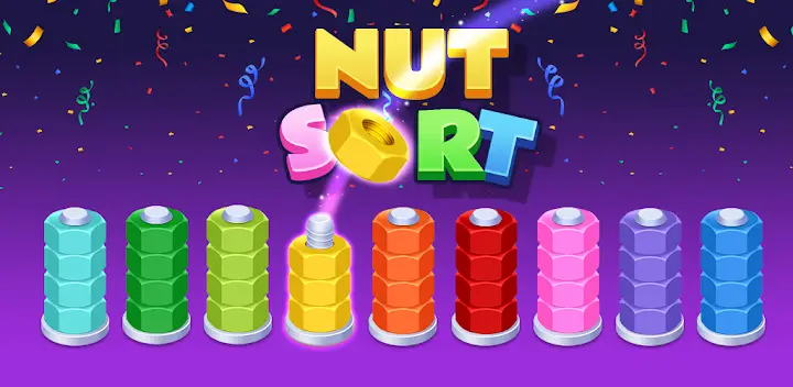 Nut Sort - Color Sort Puzzle — Android game banner