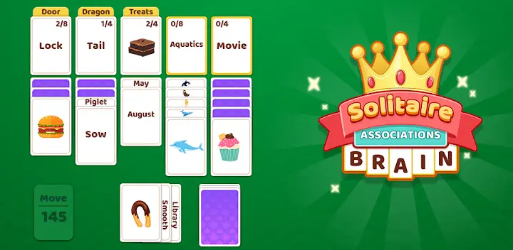 Solitaire Brain Associations — Android game banner