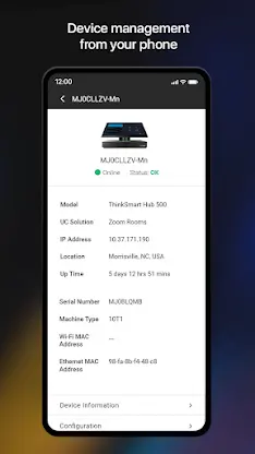 ThinkSmart Manager screenshot 1