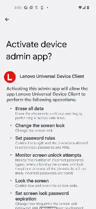 Lenovo Universal Device Client screenshot 4