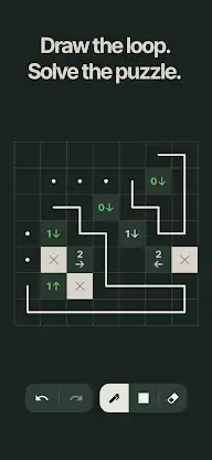 loopr: Yajilin Logic Puzzles screenshot 1