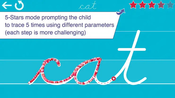 Cursive Letters Writing Wizard screenshot 6