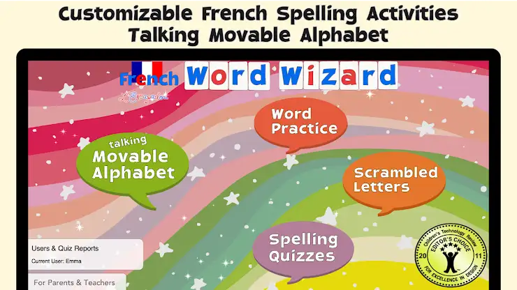 French Words - Learn spelling screenshot 1