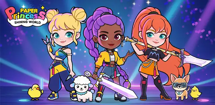 Paper Princess: Shining World — Android game banner