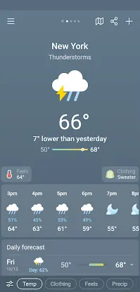 Weather & Clima - Weather Sky screenshot 2