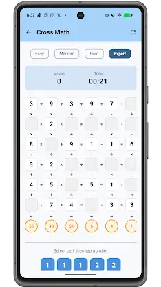 CrossMath: Math Puzzle Game screenshot 5