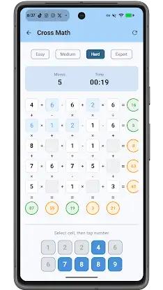 CrossMath: Math Puzzle Game screenshot 4