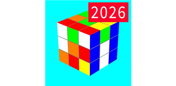 3D Cube Solver: Solve 3x3 Fast — Android game banner
