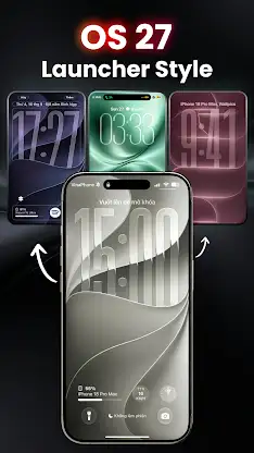 OS 27: Liquid Launcher screenshot 2