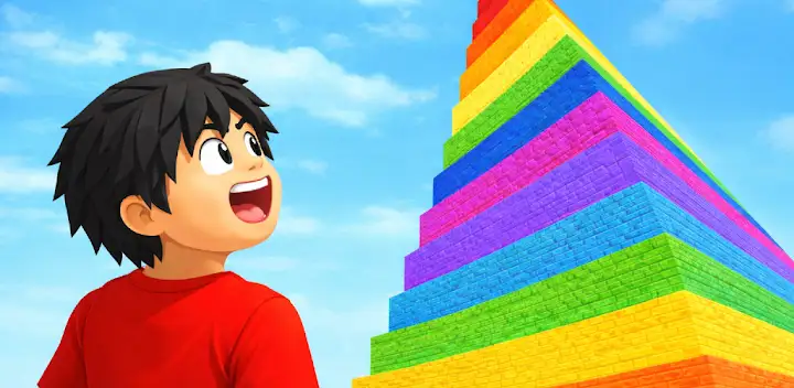 Obby: +1 Jump per Click — Android game banner