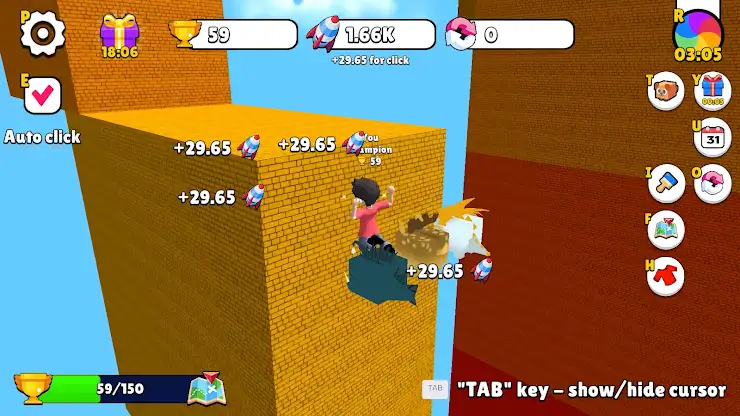 Obby: +1 Jump per Click screenshot 3