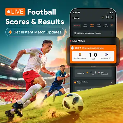 Football Live Score & Stats screenshot 1