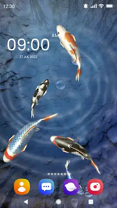 Fish Live Wallpaper 3D Touch screenshot 2