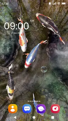 Fish Live Wallpaper 3D Touch screenshot 4