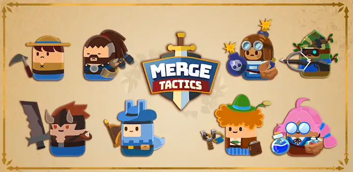 Merge Tactics: Kingdom Defense — Android game banner