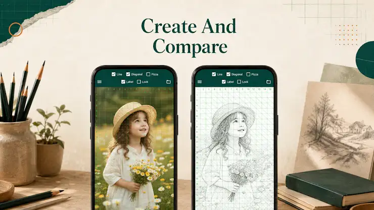 Drawing Grid For The Artist screenshot 7