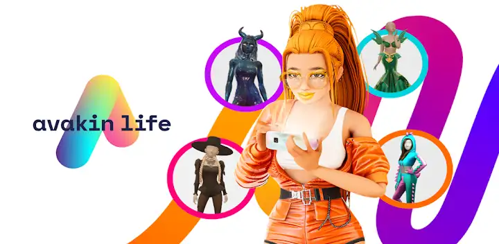 Avakin Life - 3D Virtual World — Android game banner