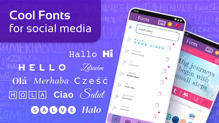 Fonts: Stylish Text Cool Fonts screenshot 1