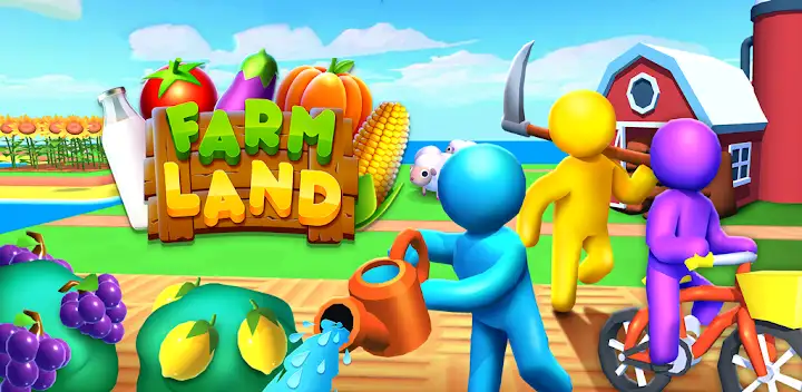 Farm Land - Farming life game — Android game banner