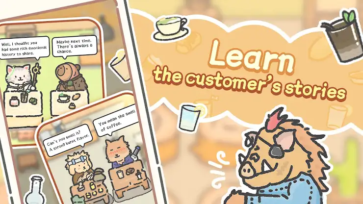 Bunnysip Tale-Casual Cute Cafe screenshot 3
