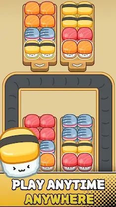 Sushi Sort: Color Puzzle screenshot 1