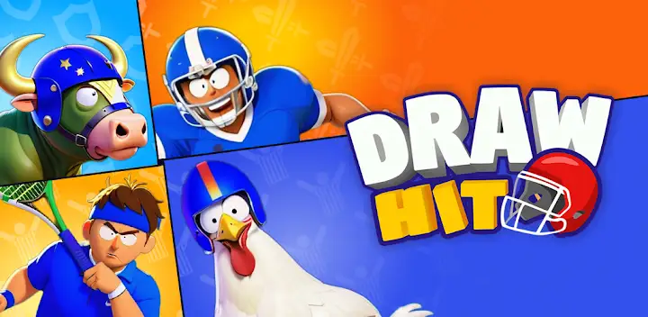 Draw Hit:Crazy Football League — Android game banner
