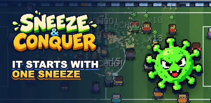 Sneeze and Conquer — Android game banner