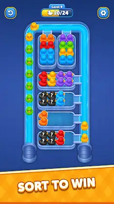 Quack Sort: Loop Puzzle screenshot 2