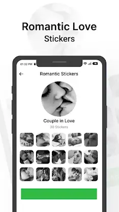 Romantic Kiss Stickers screenshot 5
