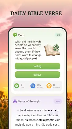 Bible：Quiz & Prayer screenshot 1