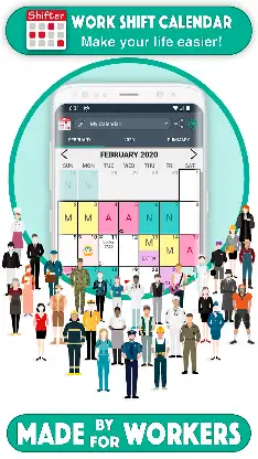 Work Shift Calendar screenshot 1