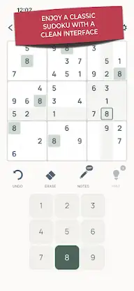 Aura Sudoku - Classic Puzzle screenshot 1