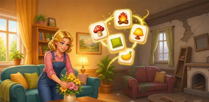 Tile Tales: Renovate & Design — Android game banner