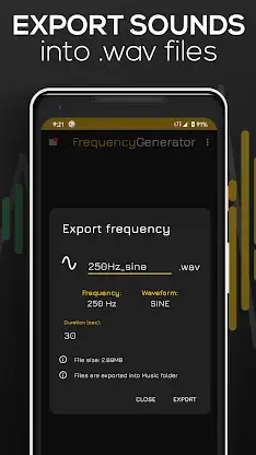 Frequency Sound Generator screenshot 4