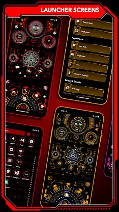 Circuit UI Launcher - AppLock screenshot 2