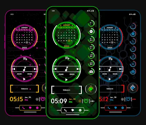 CyberFlux Launcher 2025 screenshot 2