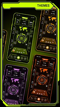 Futuristic Launcher - Lock App screenshot 2