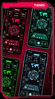 Futuristic Launcher - Lock App screenshot 4