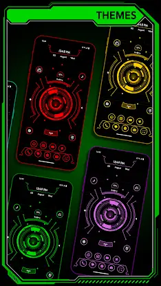 Futuristic Launcher 3 - HiTech screenshot 4