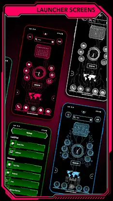 High Style Launcher 2 - Hitech screenshot 4