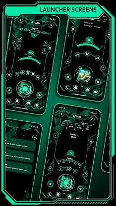 Hi-tech Innovative Launcher screenshot 2