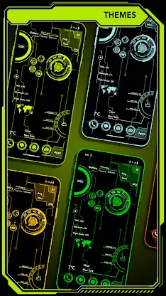 Hi-tech Circuit Launcher screenshot 3